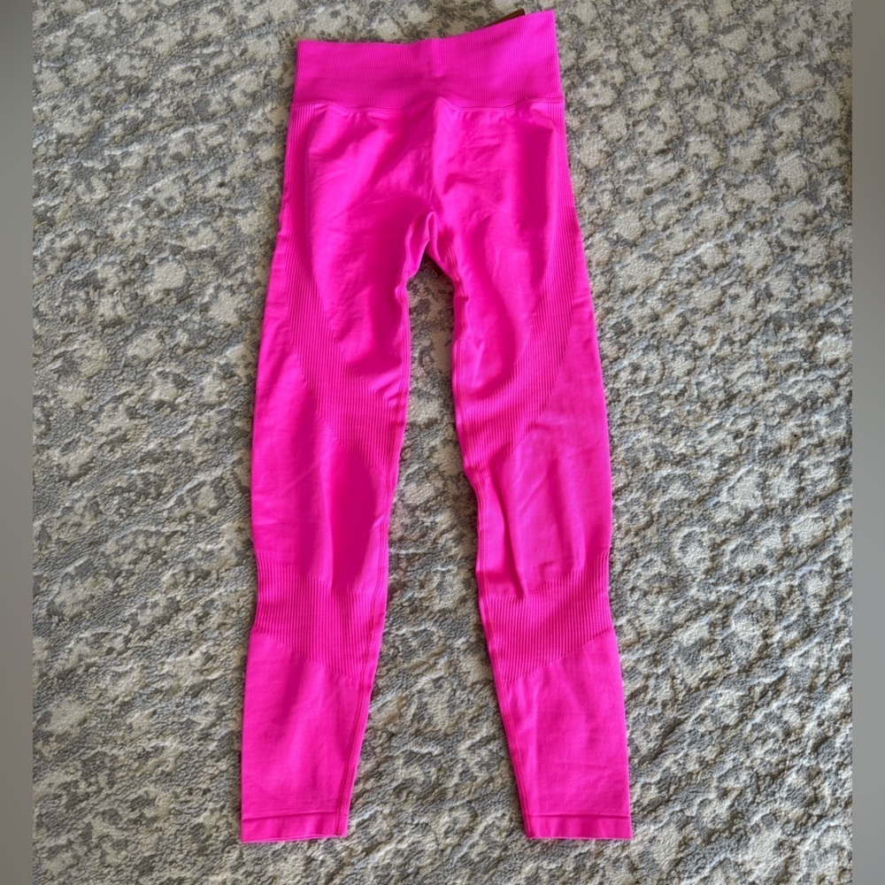 NWT Victoria’s Secret PINK High Waist Full-Length Tight, Hot / Barbie Pink, S